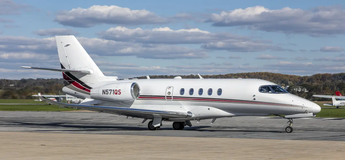 Citation Latitude private jet exterior
