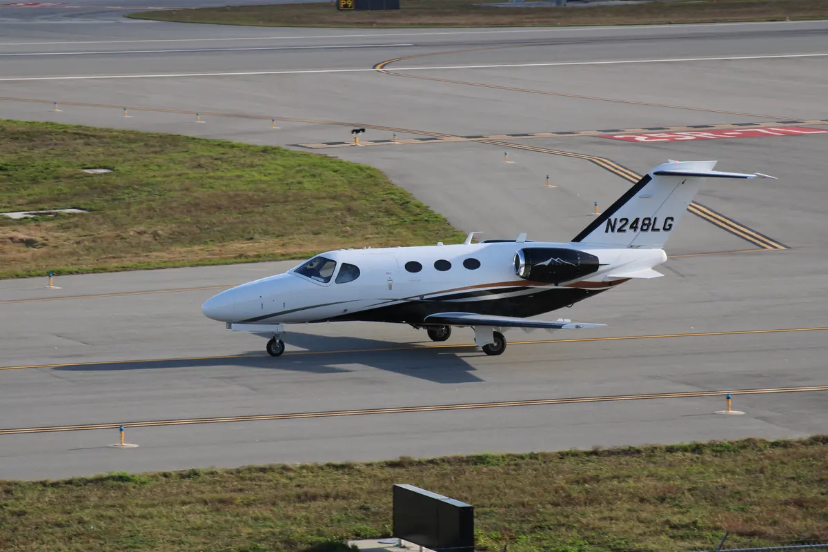Citation Mustang private jet exterior
