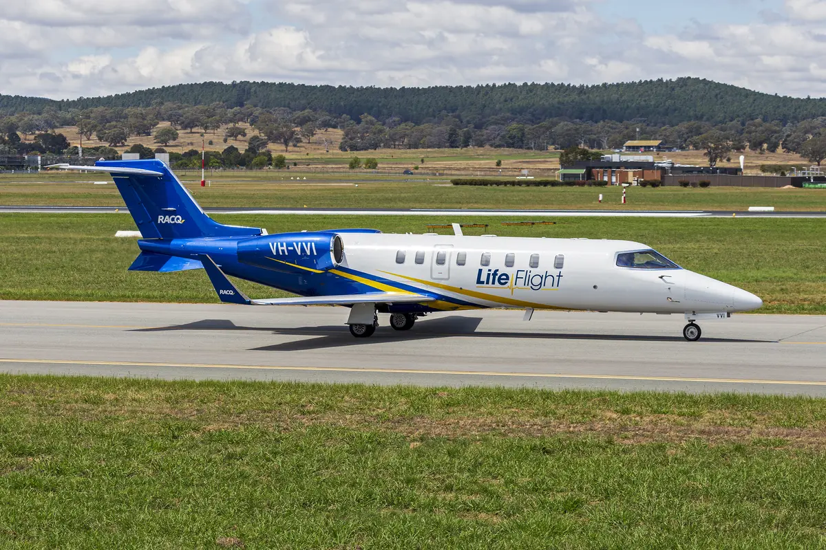 Learjet 45 / 45XR private jet exterior