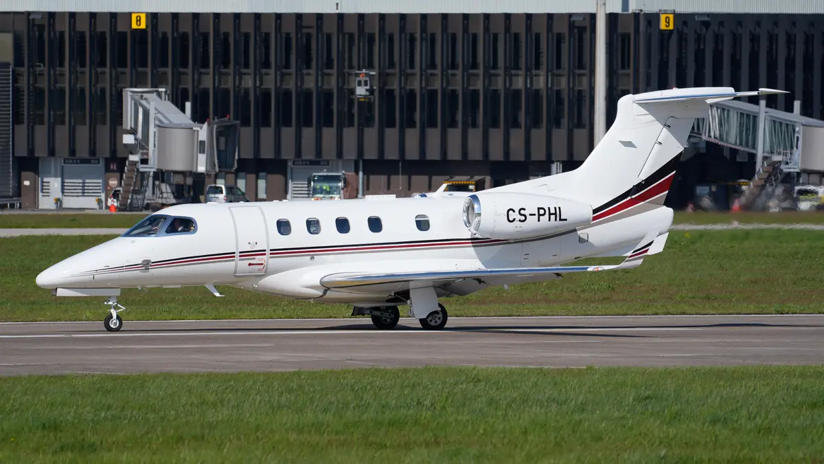 Phenom 300E private jet exterior
